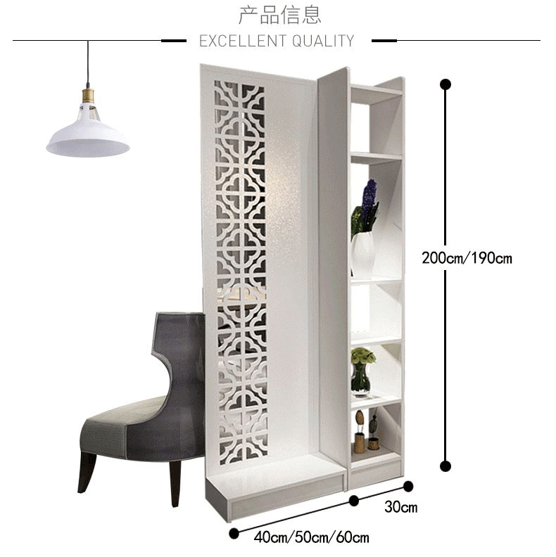 Vách ngăn văn phòng phòng khách đơn giản hiện đại tủ màn hình hai mặt hiên di động giá khách sạn Trung Quốc - Màn hình / Cửa sổ vách ngăn phòng khách gỗ tự nhiên