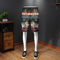 Men Shorts Summer Youth Style Pants Loose Sport Seven Pants Casual Horse Pants Beach 50% Pants Han Tide