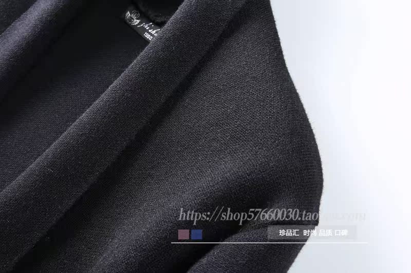 2018 thu đông len mới cashmere quyến rũ quý ông kinh doanh thường xuyên đan áo len mỏng áo len áo công sở nam