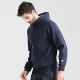 Cộng với áo len nhung nam cổ tròn hoodie 2019 mới xuân hè thu đông phiên bản Hàn Quốc của xu hướng quần áo trùm đầu ấm áp - Áo khoác đôi