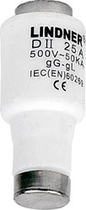 LINDNER brand DIAZED fuse 597 0XX7 (DII 2A--25A)