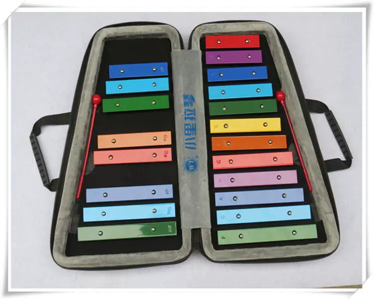 Xiao Zhongqin Orff bộ gõ nhạc 16 giai điệu hai hàng chơi piano mẫu giáo giáo dục sớm gõ piano - Nhạc cụ phương Tây trống điện