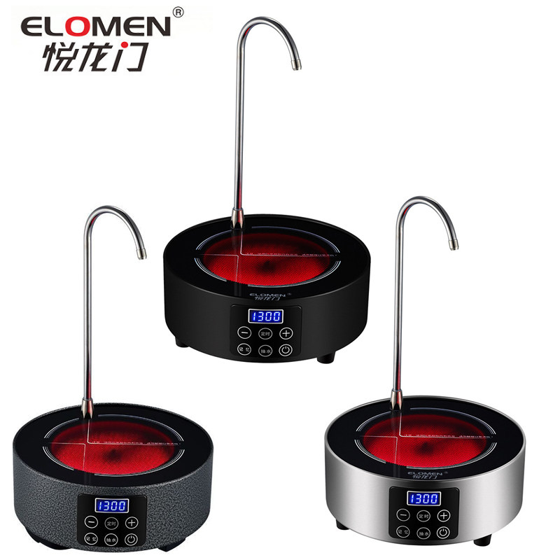 Automatic water pumping intelligent black crystal stove Mini cooking coffee stove Non-electric magnetic stove tea stove Japanese iron pot copper pot special