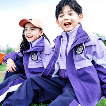 Kindergarten Garden Clothing Spring Autumn Suit Three Sets Fall Sports Clothes Men And Women Children Class Clothes Elementary School Children School Uniforms Submachine Clothes