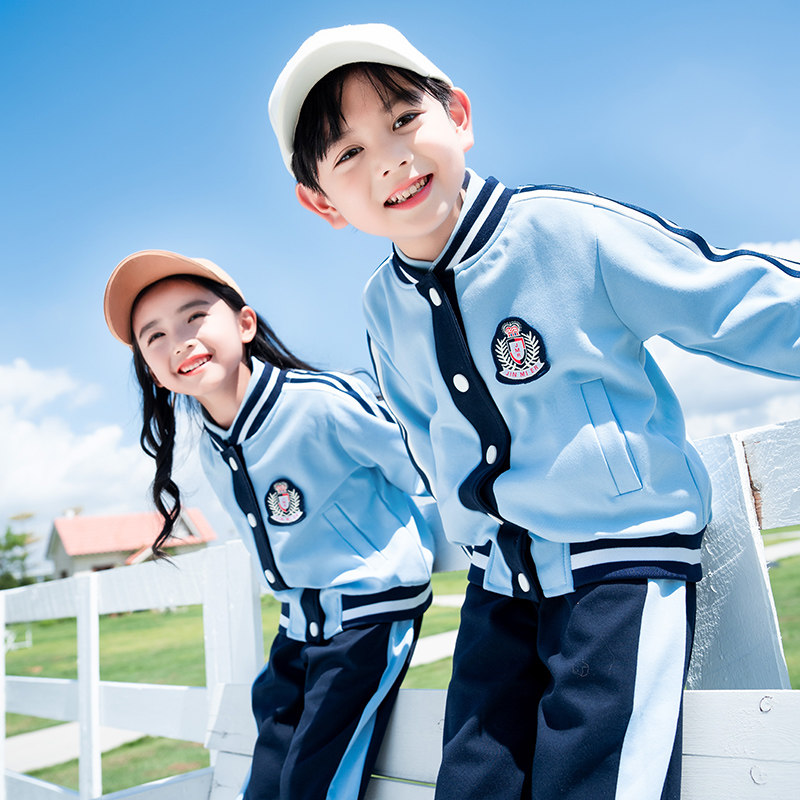 Kindergarten spring and autumn clothing suit autumn three-piece sportswear new garden uniform children's class uniform primary school uniform
