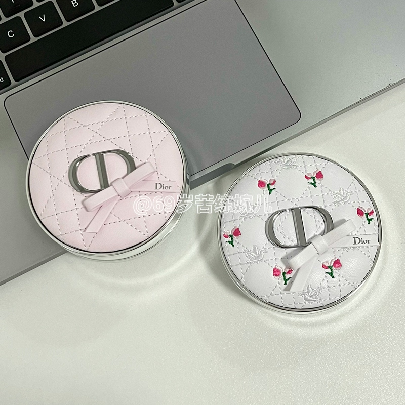 Dior 26Th Summer New Product Cushion Case Pink/White Bow Replacement Refill on Matte/Moisturizing Dior 26Th Summer New Product Cushion Case Pink/White Bow Replacement Refill on Matte/Moisturizing