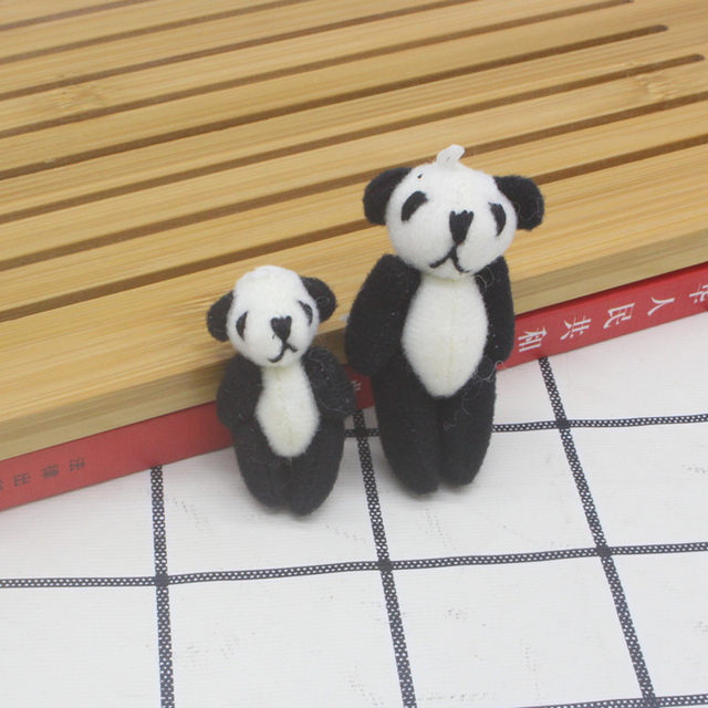 Jointed Panda Doll Pendants Plush Toys Dinosaur Jewelry Hair Accessories Clothes Hats Shoes Accessories Dolls