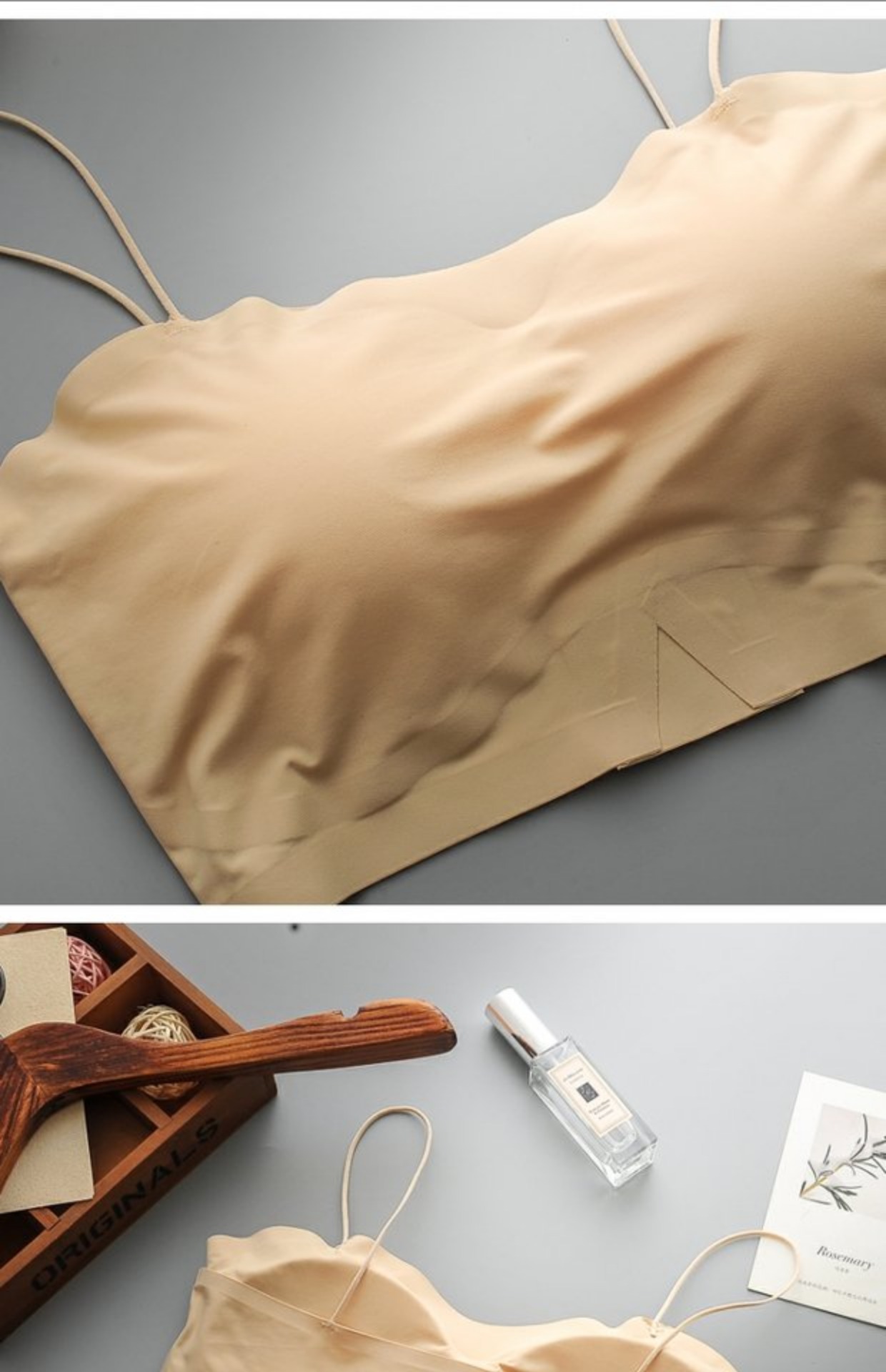 Cô gái băng lụa chống đi quấn ngực dây đeo ngực đệm vai mỏng dây đeo ngắn vest vest vest đáy ống đồ lót áo lót nữ dễ thương