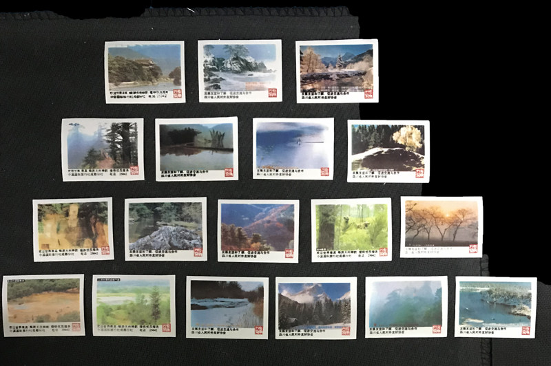 Spark Collection A715 Chengdu Match 80s Old Flower Sichuan Tianfu Scenery 18 Full