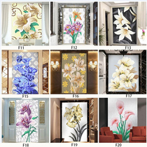 Mosaic pool puzzle Background wall puzzle Simple modern living room TV entrance glass puzzle Art parquet