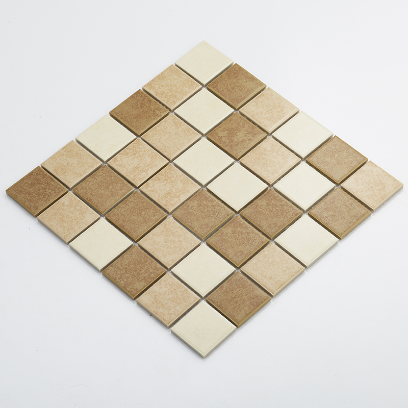 Imitation ancient brick ceramic mosaic waist line Kitchen Skirting with Makeup Room Tiles Background Wall Self-Stick, Decorative Interior