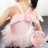 Hàn Quốc bé gái thiên thần bé gái cánh thiên thần áo tắm váy một mảnh áo tắm gạc váy công chúa 1-3 tuổi do boi be gai