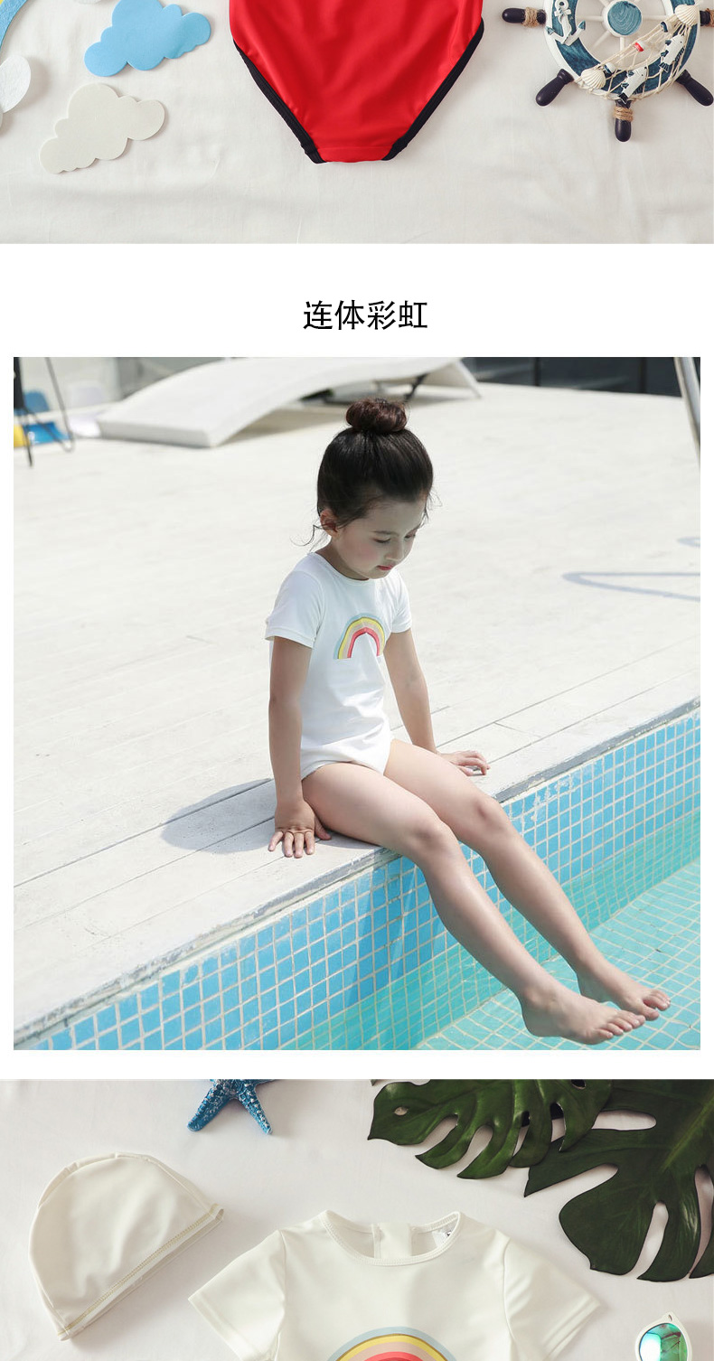 Đồ bơi trẻ em Hàn Quốc cho bé gái công chúa áo tắm bikini trẻ em bikini chia đôi áo tắm 1-3 tuổi - Bộ đồ bơi của Kid quần bơi trẻ em
