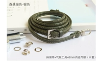 Вентилируемые глаза в лесу-зеленый боковой воздушный инструмент-8 мм (серебро)