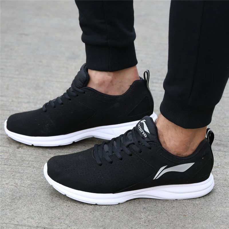 Giày chạy bộ Li Ning Giày nam 18 giày mới chống trượt nhẹ, giày chống trượt ARBN269 ARBL071