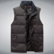 Trung niên và cha già tải xuống áo vest nam đứng cổ áo kích thước lớn vest vai trung niên mùa thu và mùa đông vest vest vest áo vest dạ nam