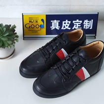 Custom-made high-rise shoes for long and short legs Hip dislocation lame foot deformity disabled leather shoes high and low legs high and low feet