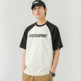 Летняя хлопковая футболка с коротким рукавом, оверсайз