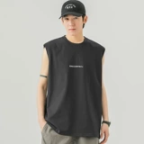 Мужской летний тонкий дорожный спортивный жилет для отдыха без рукавов, оверсайз