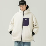 Бархатная демисезонная утепленная трендовая толстовка с капюшоном, пуховик, куртка