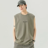 Мужской летний тонкий дорожный спортивный жилет для отдыха без рукавов, оверсайз