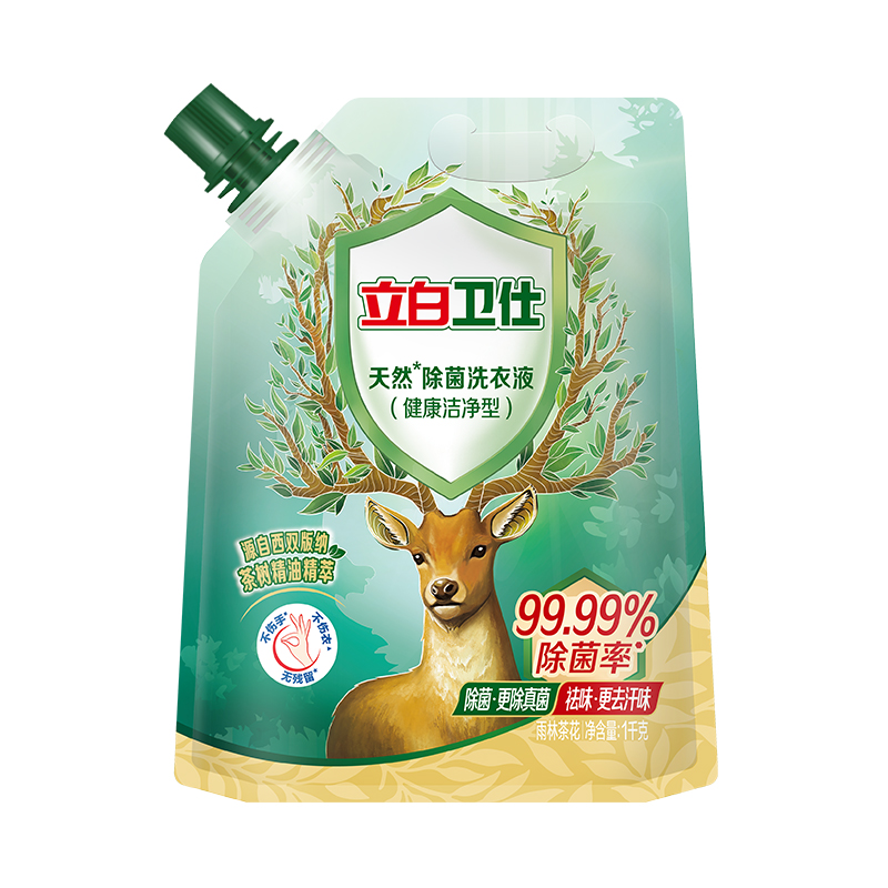 100g*三袋立白卫仕天然除菌洗衣液抑菌