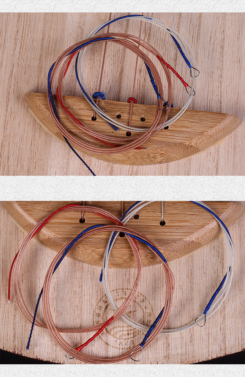 Xinghai Yueqin Bắc Kinh Xinghai Nhạc cụ quốc gia Phụ kiện Nhạc cụ Yueqin Set String Xinghai Yueqin Chuỗi Nhà máy trực tiếp - Phụ kiện nhạc cụ dây đàn guitar classic