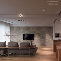 YC imported natural flexible ultra-thin stone stone skin rock board thin rock sheet German slate topographic rock punch drilling polymer