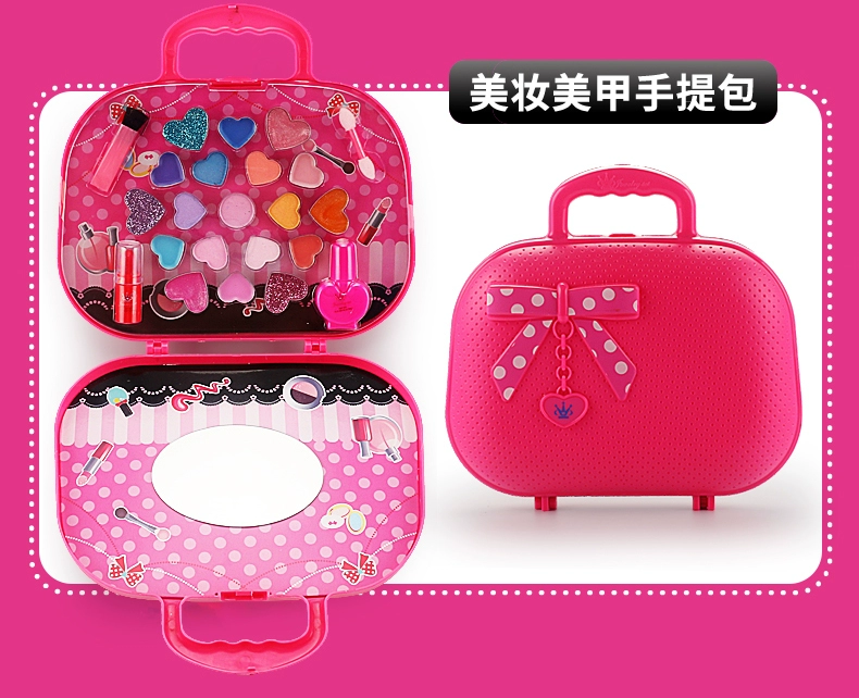 Mỹ phẩm Đồ chơi Trang điểm Son môi Nail Set Makeup Doll Girl House Makeup Beauty Beauty