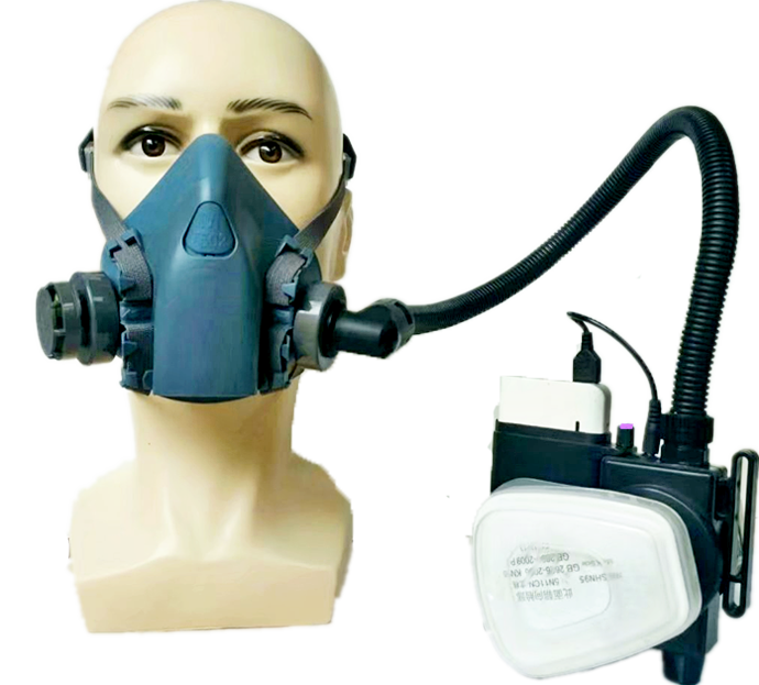 Kangben electric air supply gas mask 7502 dust mask chemical gas spray paint special formaldehyde industrial dust