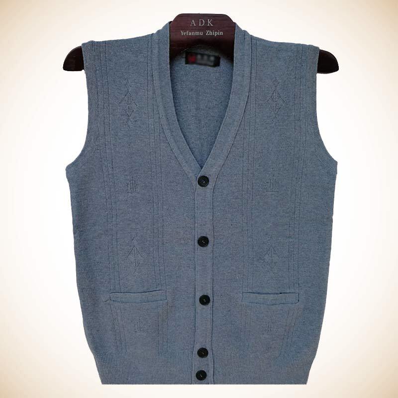 Dad's Autumn Sweater Vest, Middle-Aged Men's Vest, Elderly Knitted Cardigan, Senior Men's Vest, Men's Vest Dad's Autumn Sweater Vest, Middle-Aged Men's Vest, Elderly Knitted Cardigan, Senior Men's Vest, Men's Vest