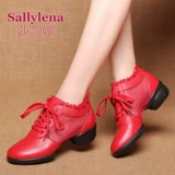 Летние туфли, танцующая обувь, мягкая подошва, из натуральной кожи