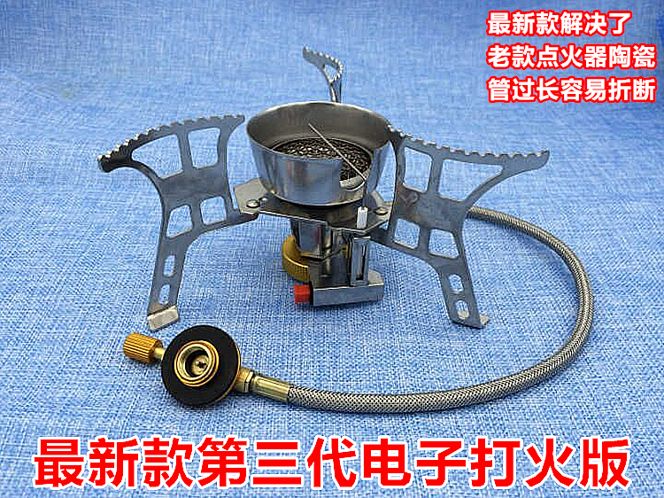 Xác thực xem núi lửa bếp lửa ngoài trời cắm trại ngoài trời thiết bị bếp lò chia bếp - Bếp lò / bộ đồ ăn / đồ nướng dã ngoại mua bếp ga mini