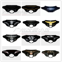 Harley big glide street glide road glide positive three-wheel modified hood decal Sticker pull flower