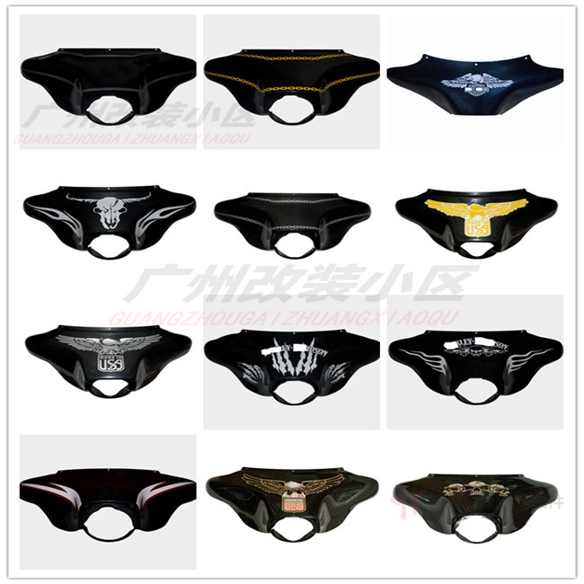 Harley Big Glide, Street Glide, Road Glide, Trike, Modified Fairing Decals, Stickers, Decals