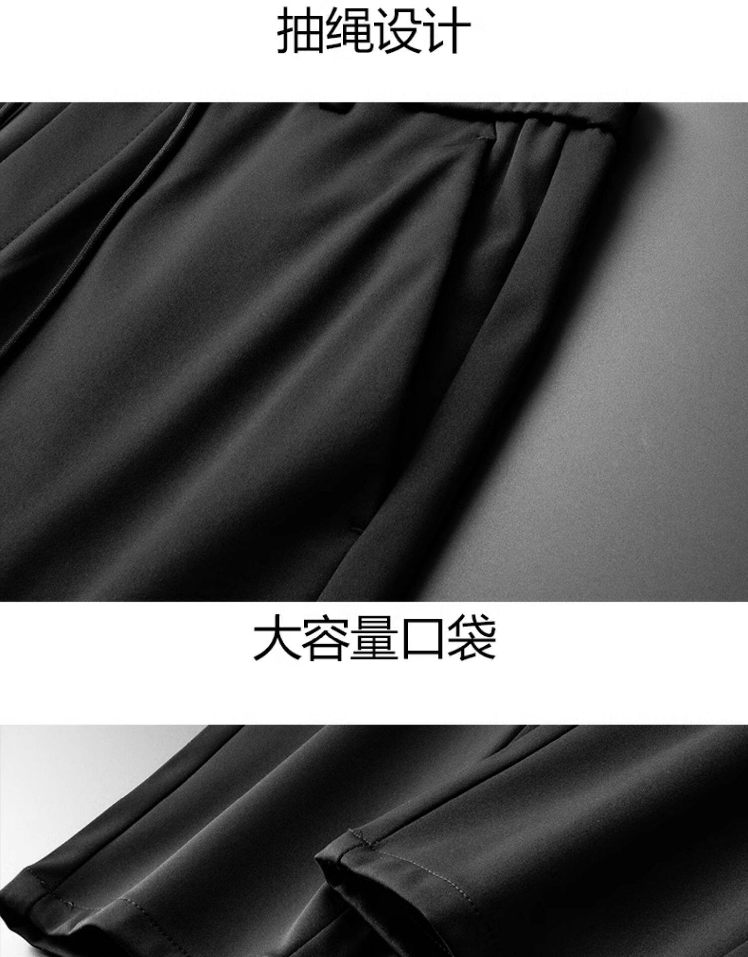 Плавки размер XXL  啄木鸟男士休闲裤弹力男裤秋冬季宽松直筒松紧腰中年爸爸运动裤 Tucano