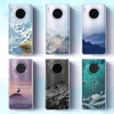 Aiji Huawei Mate30 Case Mobile Phone Case 30pro Case Mobile Phore Case 30EPRO персонализированный творческий антиопадение прозрачной раковины, настроение полузащитно для подушек безопасности силиконовых подушек безопасности все -инклюзивные мужчины и женщины мягкие раковины