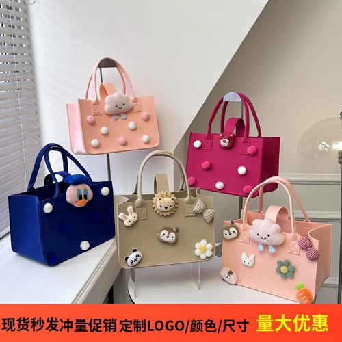 Мультяшная вместительная и большая детская льняная сумка для матери и ребенка, подарок на день рождения