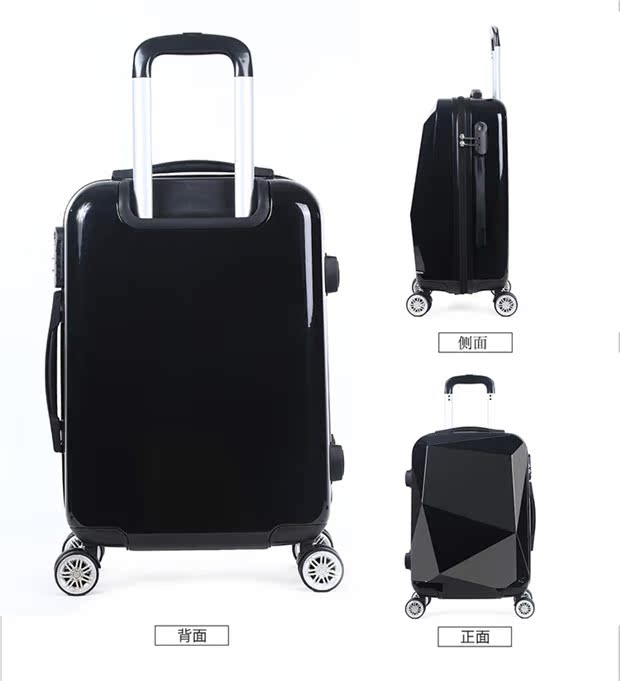 Vali nam hộp phổ bánh xe 20 inch vali học sinh 24 inch trường hợp xe đẩy mật khẩu hộp nữ vali trường hợp lên máy bay - Va li vali hồng