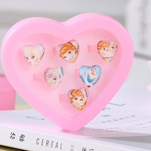 Дисней, кольцо, ювелирное украшение, изысканный аксессуар, универсальная подарочная коробка, «Холодное сердце»