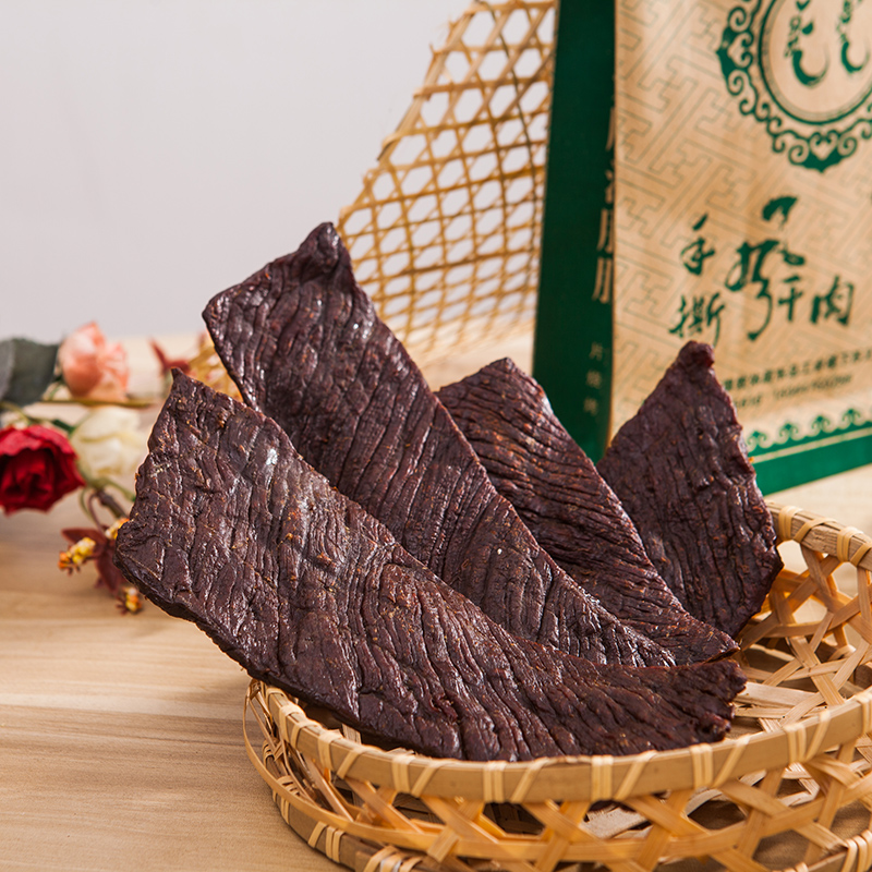 Su Lide carbon roasted air-dried hand-torn beef slices 500g SF