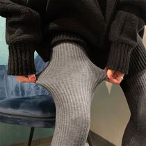 Warm Thever Rabbit Suede Bag Core Yarn Elastic Beating Underpants Woman Autumn Winter Workout with small foot thread Autumn pants