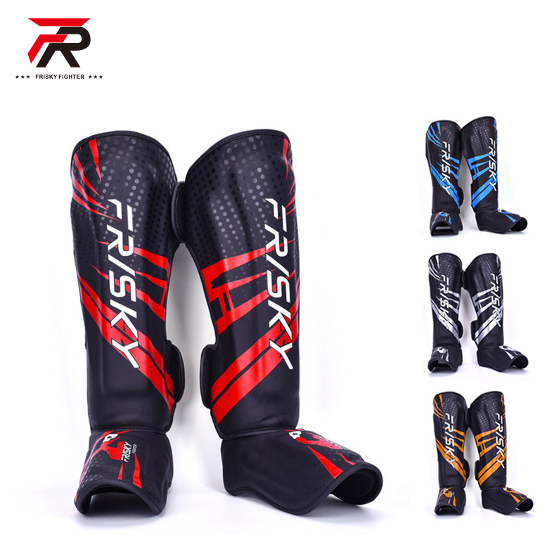 FRISKY Thickened Boxing Protective Leg Adults Free to Knock Tai Fist Loose to Protect Leg Plate Protection of Shin Guard Training Equipment