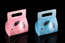 Portable mousse cake box transparent hollow ball baking west point packaging box 50 sets