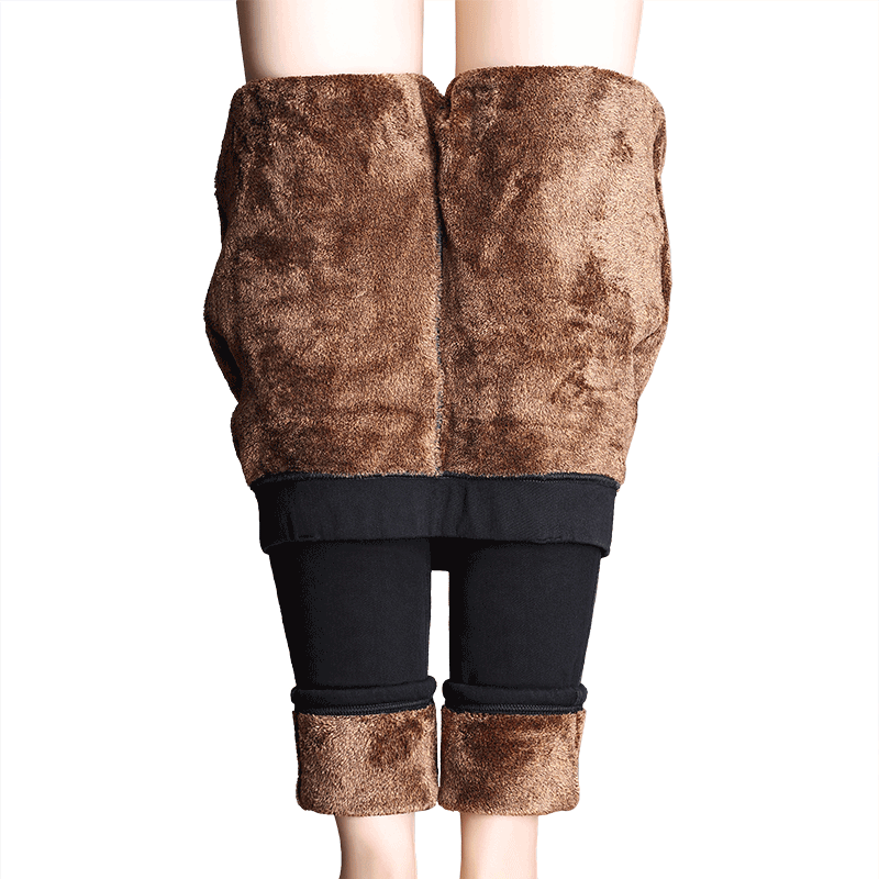 Thickened velvet jeans for women wearing pencil pants cotton pants