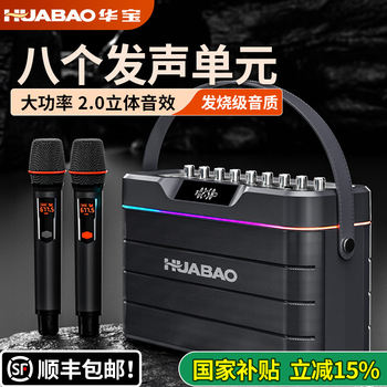 Heavy Bass High-Power Ktv Bluetooth Speaker for Outdoor and Home Use, Karaoke, German Berlin Sound Electric Blowpipe Speaker