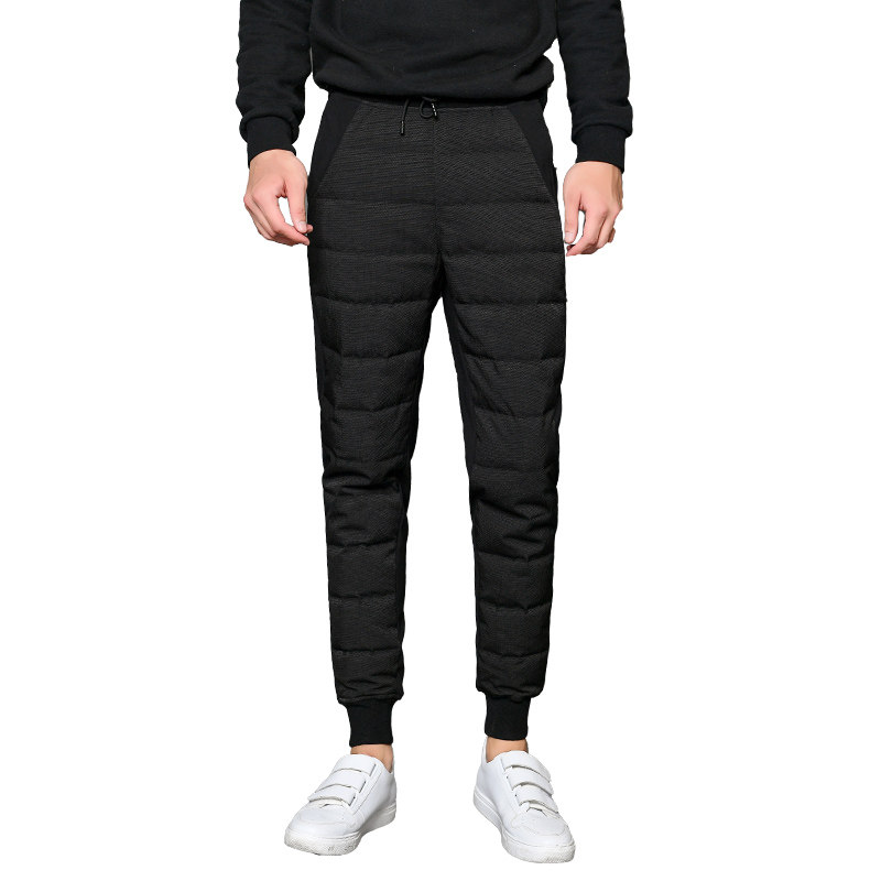 [USD 130.04] Feather pants men wear young Harun cotton pants thickened