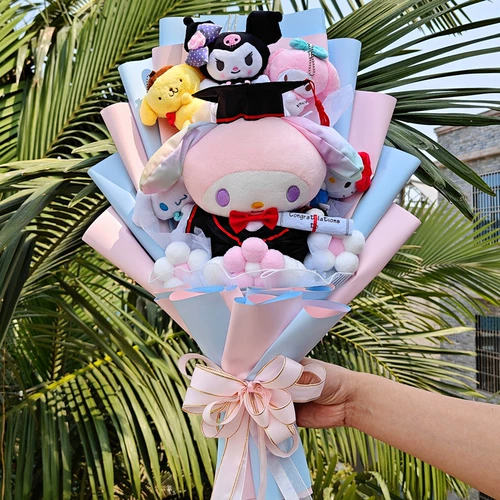 Sanlou Kuromo Jade Gou Dog Dog Dog Dog Dog Dr. Mileti Doll Doll Bouquet выпускной