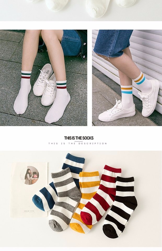 Vớ cotton cao cấp Hàn Quốc mùa xuân và mùa thu vớ cotton nữ vớ Nhật Bản vớ nữ mùa hè vớ cotton mỏng vớ quần