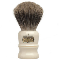  British Simpsons Duke 3 Pure Badger Hair Shaving Brush